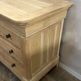 Louis Philipe 4-drawer chest of drawers, airbrushed