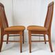 Suite of 4 chairs Jentique 1970 vintage