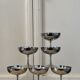 Lot de 6 coupes vintage en inox