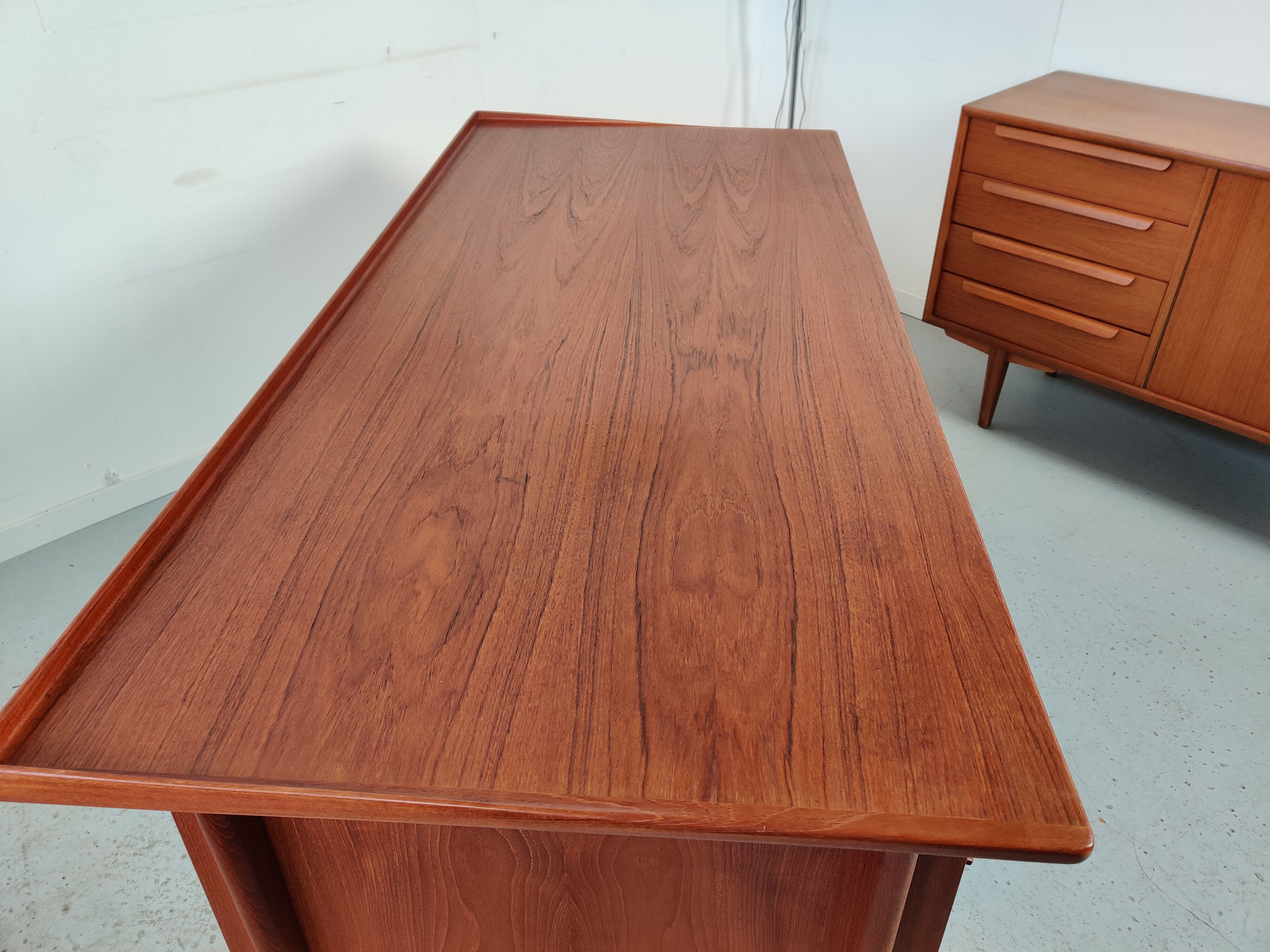 Teak office by Peter Lovig Nielsen, Denmark 60/70