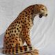 Italian 1970s porcelain cheetah