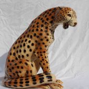 Guépard italien en porcelaine des années 1970