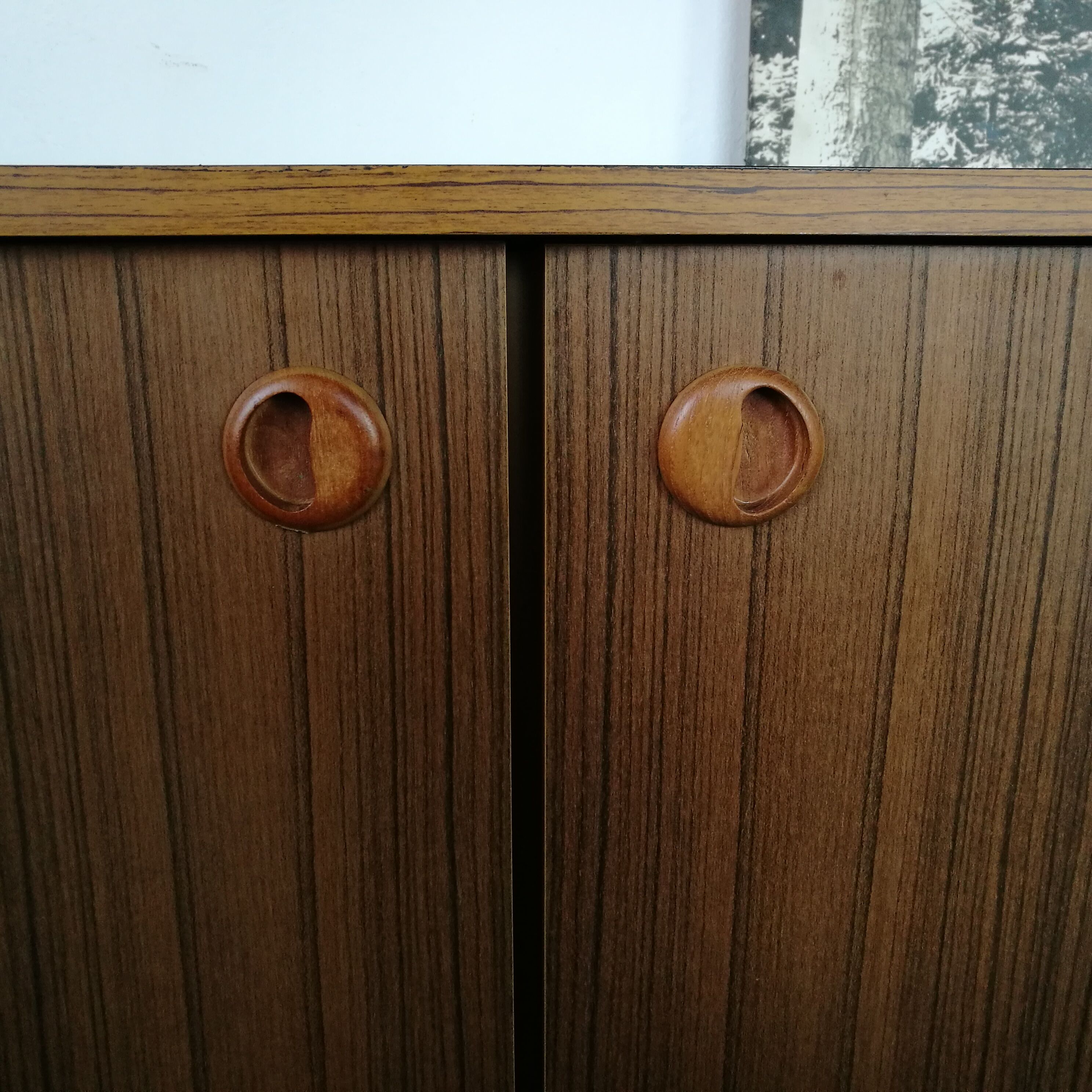 Vintage 2-door buffet storage