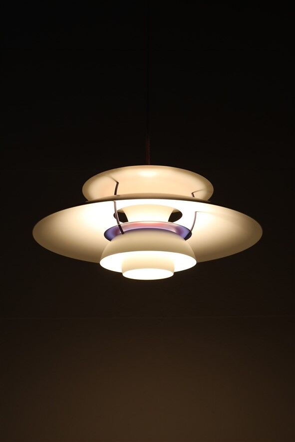 Top Louis Poulsen / Poul Henningsen “PH 5” pendant lamp / mid-century / Danish modern design / PH5