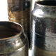 Ensemble de pots noirs poterie vintage 70’s