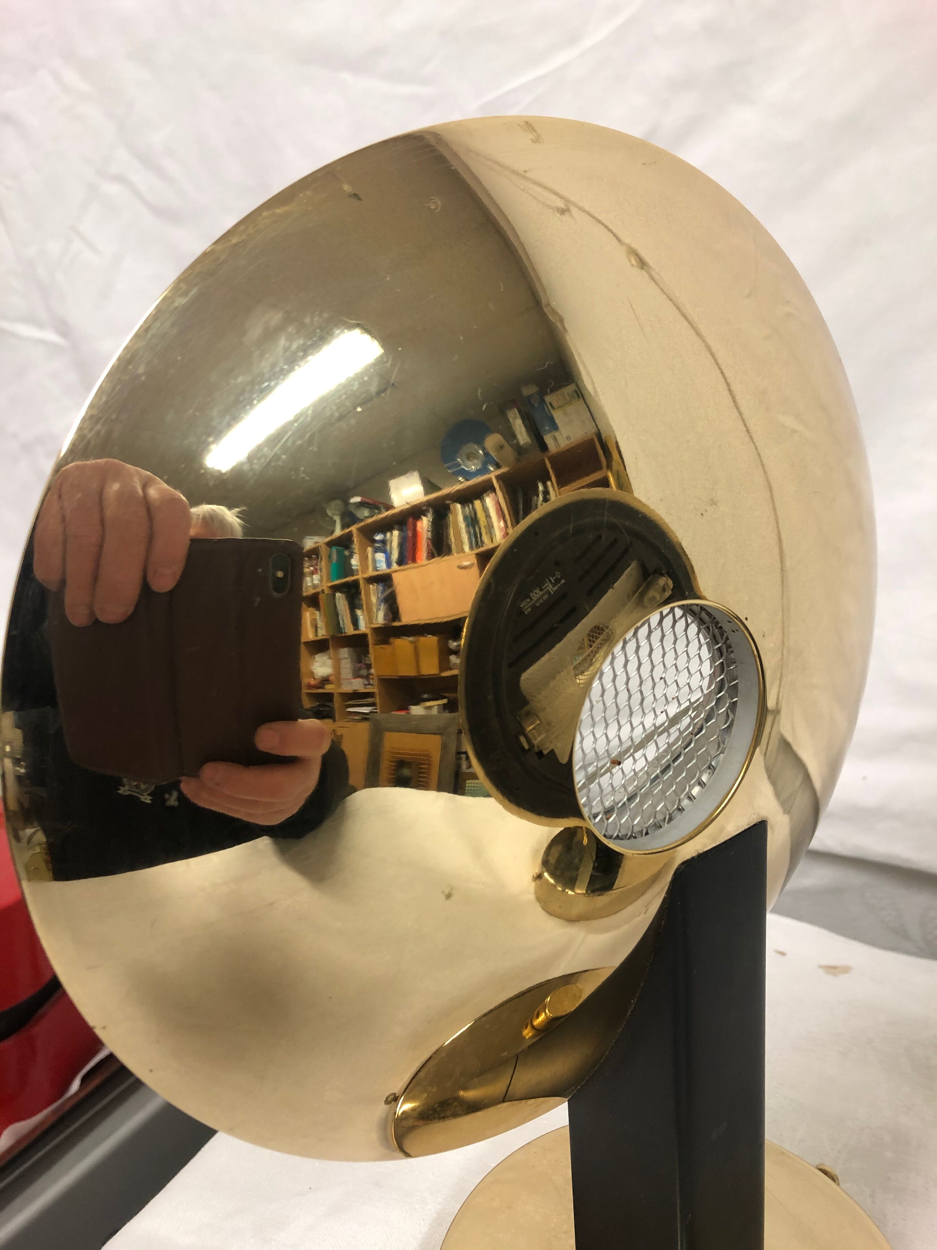 Pair of golden sconces from the 80s estiluz