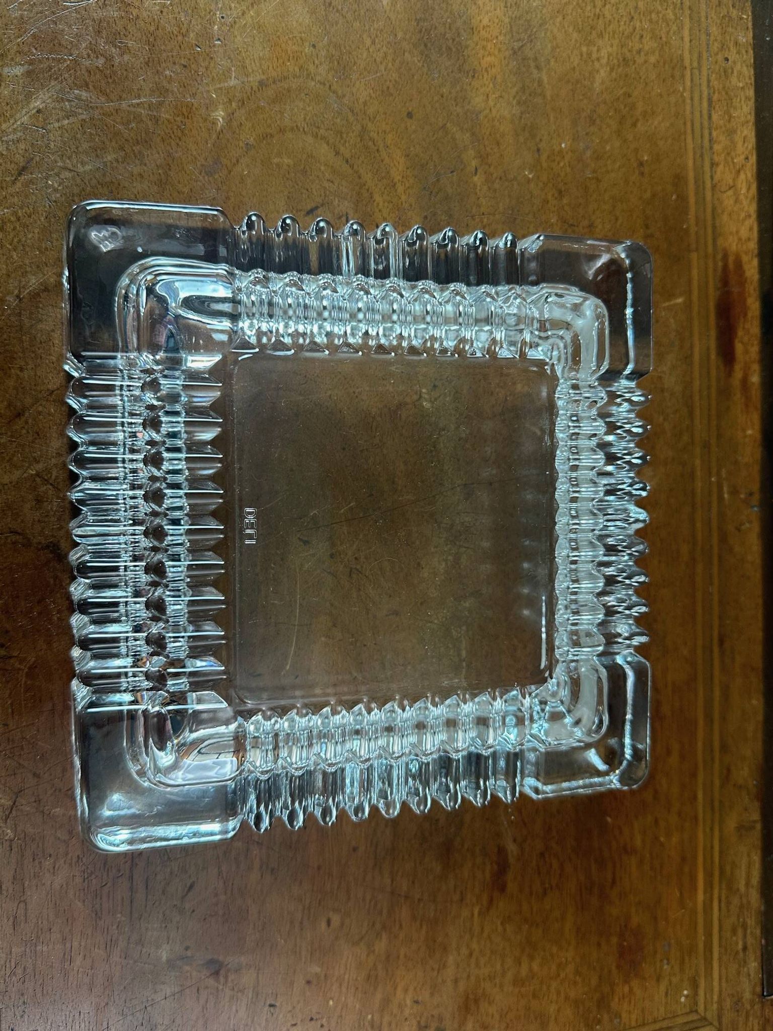 Glass ashtray