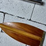 Pair of old wooden paddles