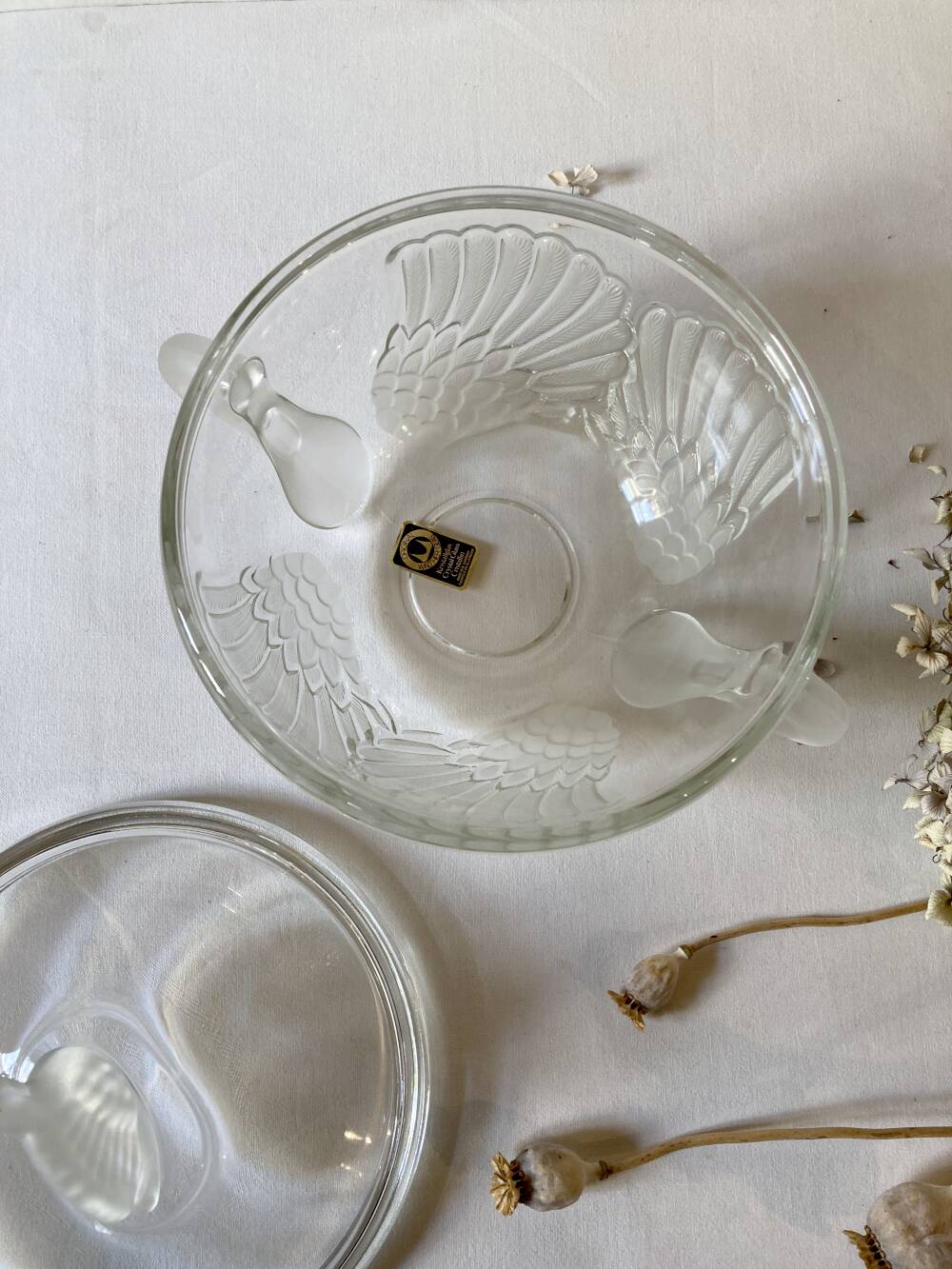 Crystal soup tureen Walther Glas Germany, 1970s-1980s