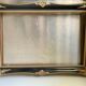Antique frame Black & gilded borders on wood 51 x 35.5 cm