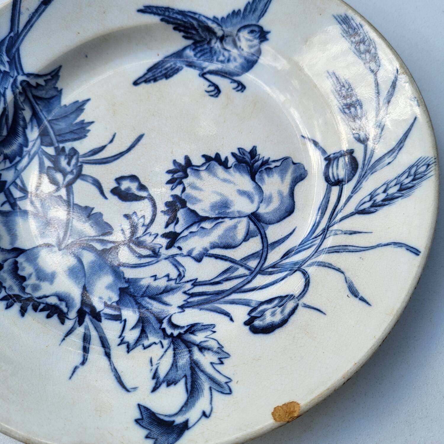 BFK Flora & Vögel Ironstone Plate