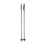 Anciens bâtons de ski en bambou Moon Made in Sweden