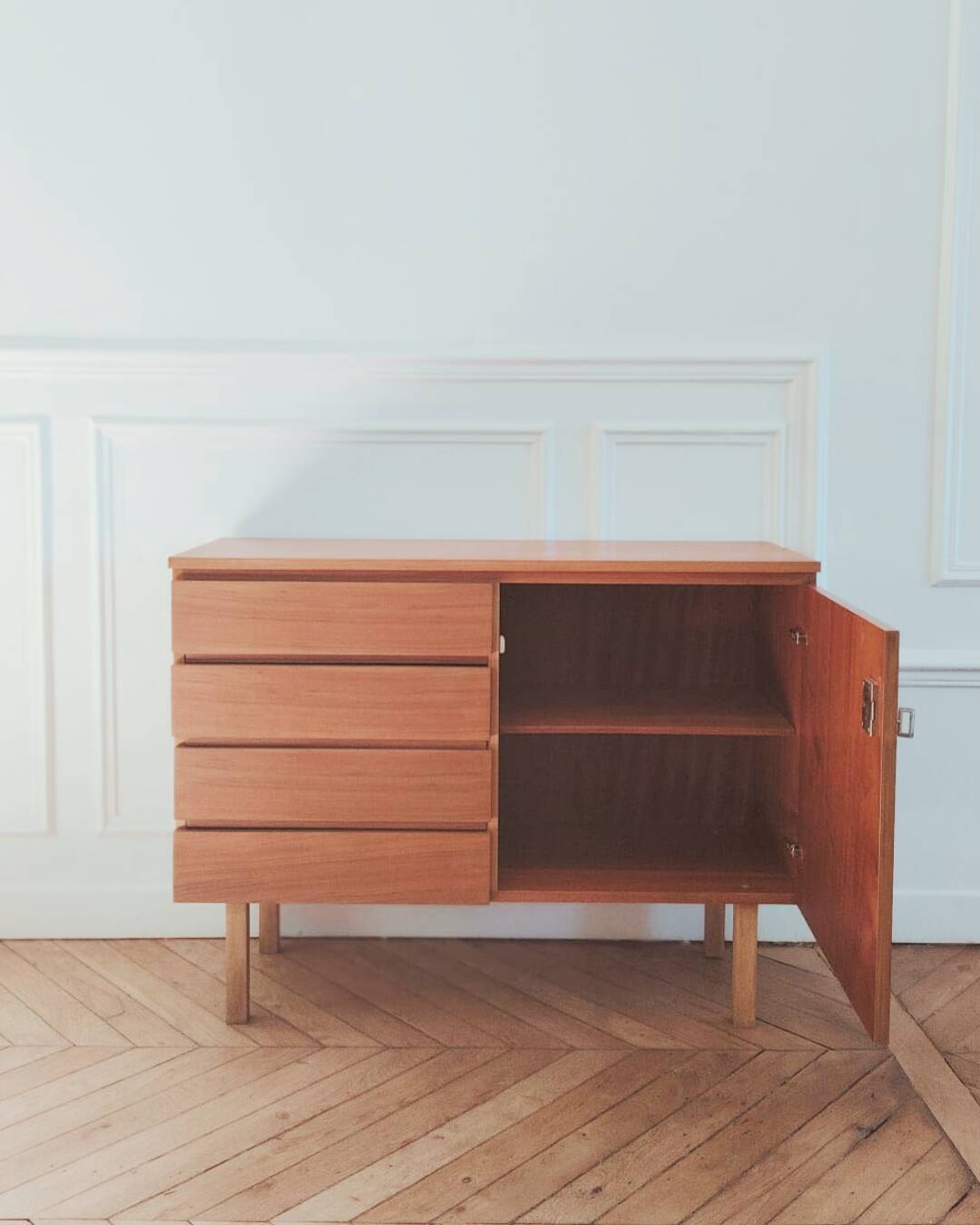 Buffet/enfilade Hölzle modernist vintage renovated, 1950s-60s