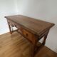 Solid wood desk
