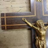 Antique wooden and metal crucifix