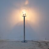 Floor lamp by doria leutchen in chrome and glass, germany 1970