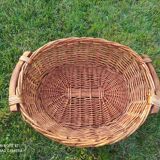 Corbeille panier en osier