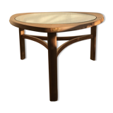 Teak coffee coffee table and 1960s Nathan Glass Edition