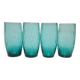 Vintage cocktail glasses by Sarnecki for Krosno Glassworks, Poland, 1970s, set of 4