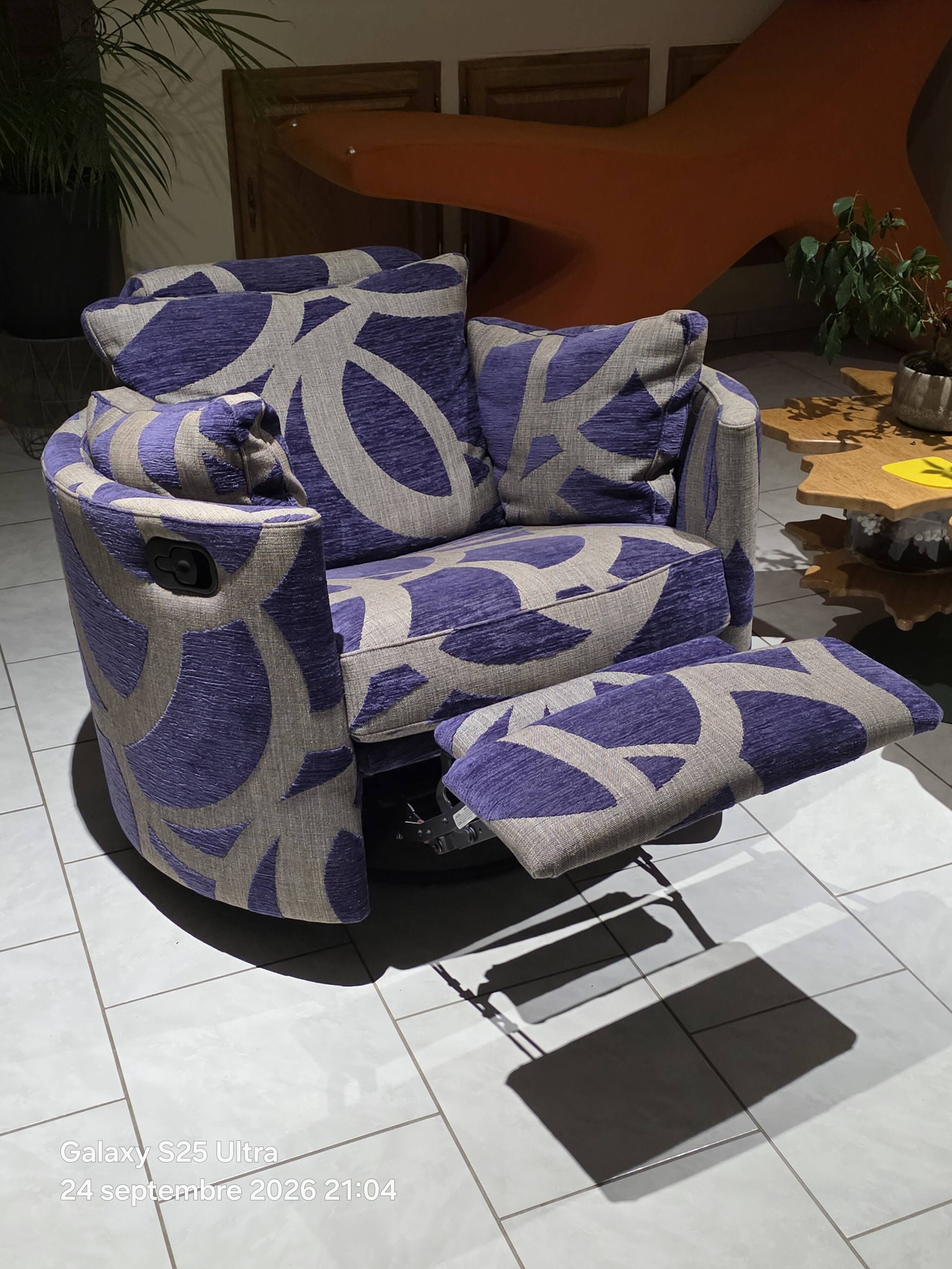Designer armchair
