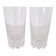 Verres à eau ou apéritif vintage en cristal