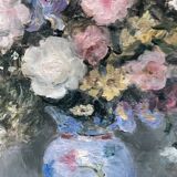 Painting bouquet of flowers