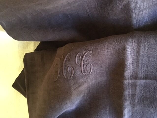 Linen case HC 180x150 purple brown