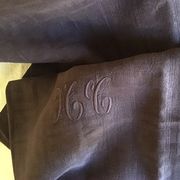 Linen case HC 180x150 purple brown