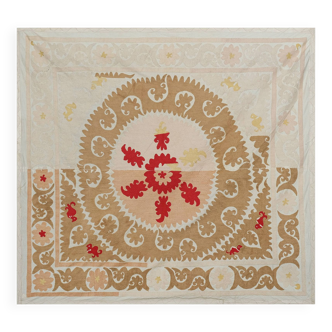 Hand knotted rug, vintage Turkish rug 153x166 cm