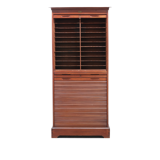 Mahogany curtain binder