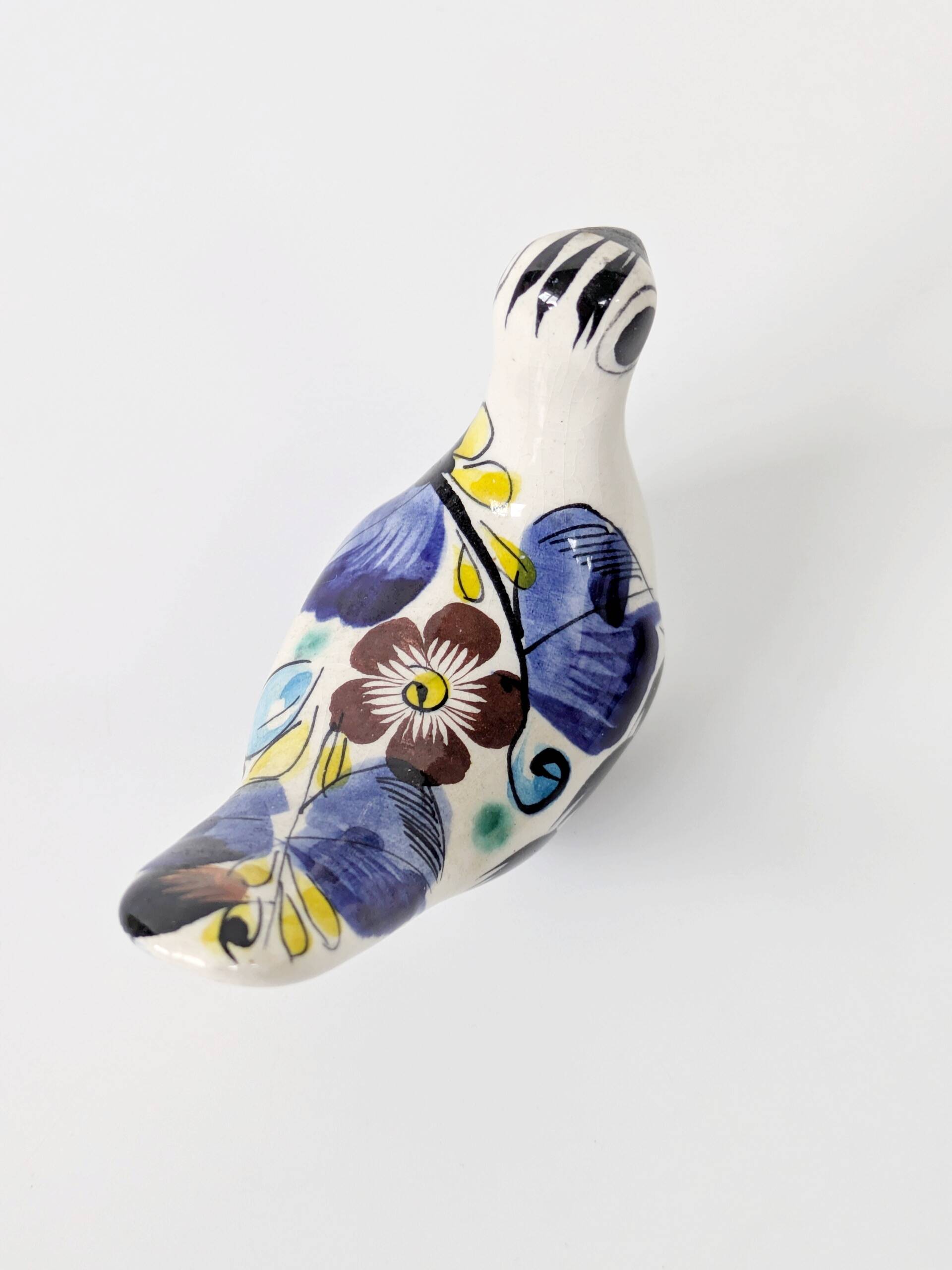 Pair of vintage Tonalá mini figurines, Mexico, 1950s-1960s