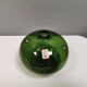 Beautiful "Hulvase/flower globe" in olive green color. Denmark 1970s