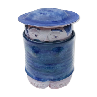 Anthropomorphic pot Robert and Jean Cloutier 20 cm
