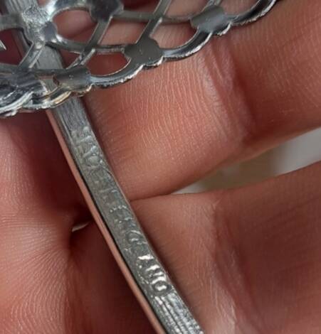 Service à condiments vintage en verre et métal