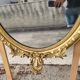 Miroir medaillon dore du xix ème siecle