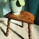 Tabouret tripode vintage