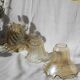 Trio abat jours verre -montage suspensions