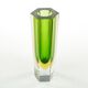 Sommerso vase, Murano glass, designed by F. Poli, Italy, 1950s