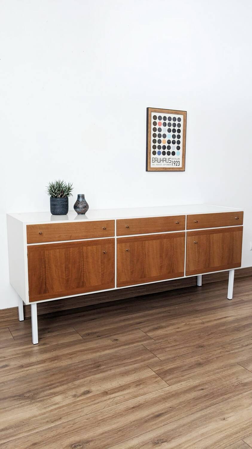 Vintage sideboard with 3 doors and 3 drawers