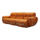 Orange sofa, Space Age design, 1960s, production: Italy