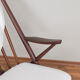 Danish teak & boucle rocking chair by Frank Reenskaug for Bramin