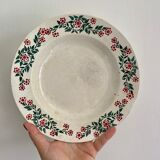 Set of 6 vintage hollow plates model Cécile de HBCM (LOT 2)
