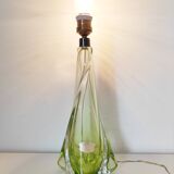 Val Saint Lambert crystal lamp base