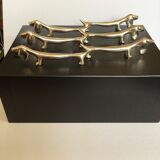 Set of 6 knife holders "basset"