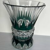 Val saint Lambert cut crystal vase
