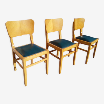 3 chaises vintage années 50/60