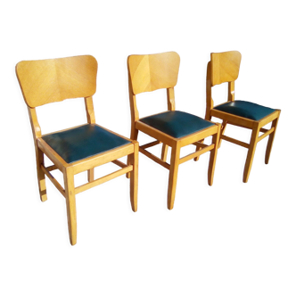 3 vintage chairs 50/60s