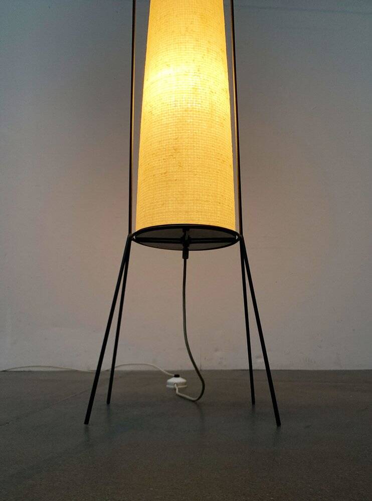 Mid-century minimalist floor lamp by Hesse Leuchten, 1960s.