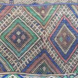 Antique Moroccan Kilim Rug 112x112cm