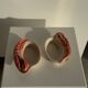 Pair of vintage lobster mini ramekins Saint Amand D15.5